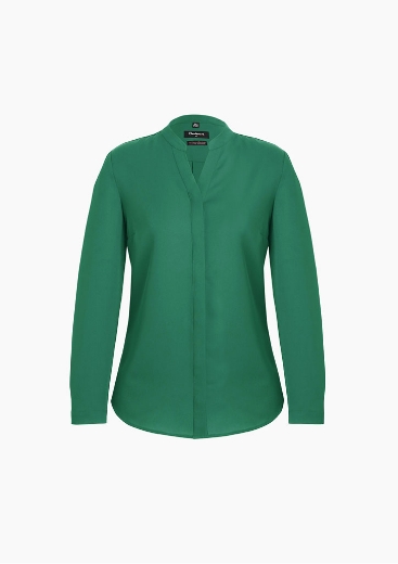 Picture of Biz Corporates Ladies Juliette Plain Shirt Long Sleeve 100% Polyester